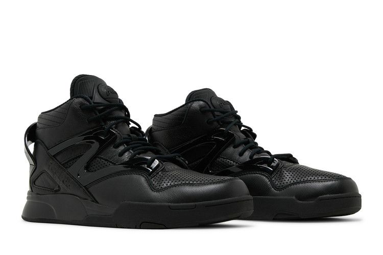 Juun J x Reebok Pump Omni Zone 2 'Black' — Black/Cold Grey 7/Cold Grey