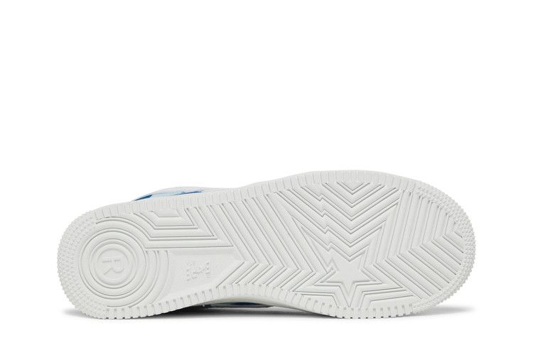 Bapesta Low '20th Anniversary - Blue ABC Camo' — Blue/White