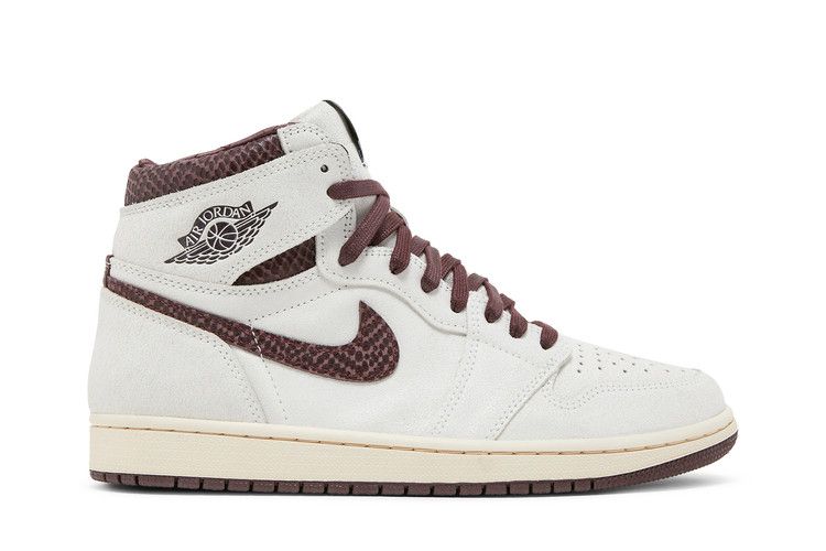 A Ma Maniére x Air Jordan 1 High OG 'Airness' — Sail/Burgundy Crush