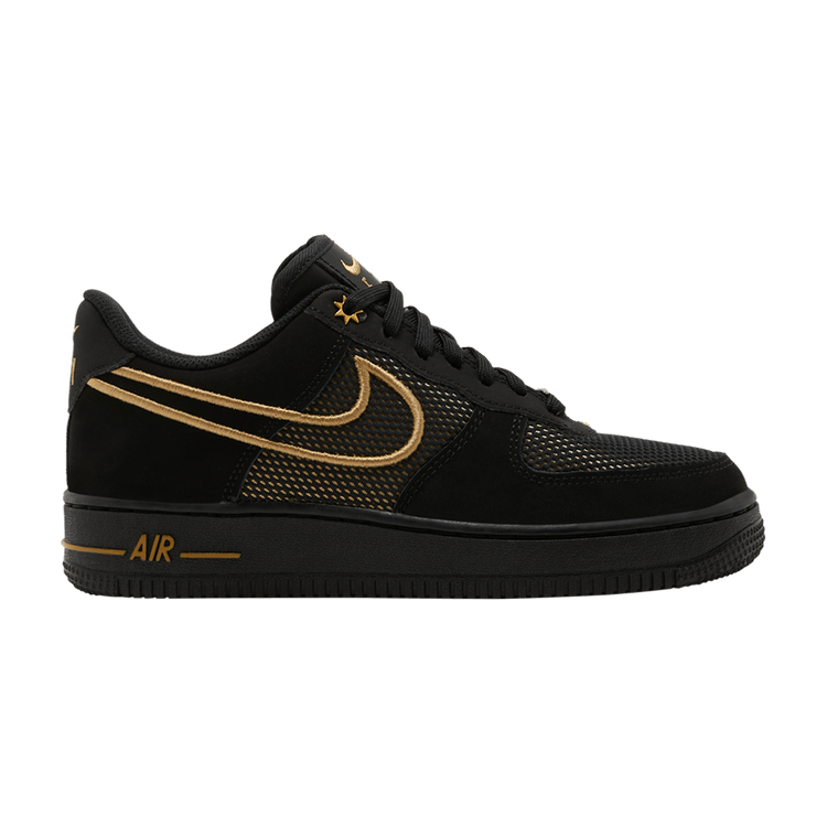 Nike Wmns Air Force 1 Low 'Legendary' — Black/Metallic Gold