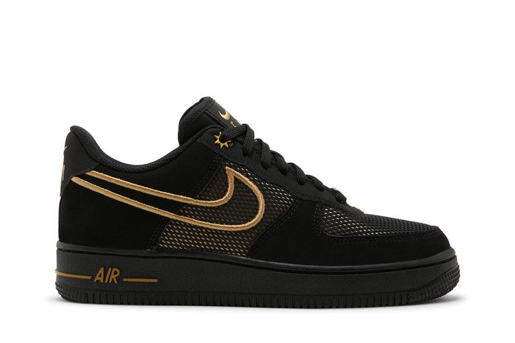 Nike Wmns Air Force 1 Low 'Legendary' — Black/Metallic Gold (2)