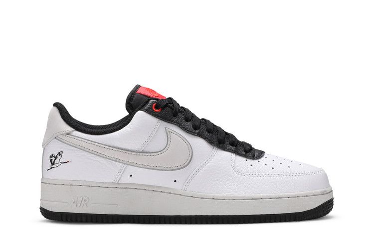 Nike Air Force 1 '07 LX 'Crane' — White/Photon Dust/Black/Chile Red (2)