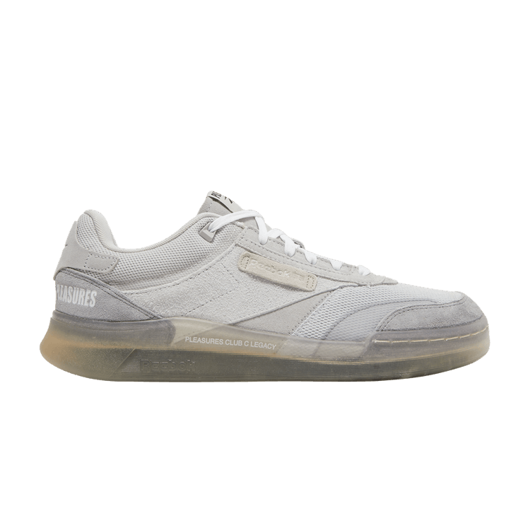 Pleasures x Reebok Club C Legacy 'Pure Grey' — Pure Grey 2/Pure Grey 4/Straw
