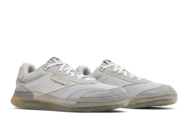 Pleasures x Reebok Club C Legacy 'Pure Grey' — Pure Grey 2/Pure Grey 4/Straw
