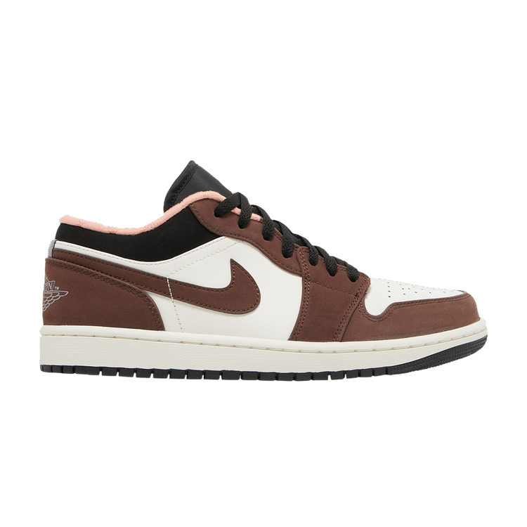 Air Jordan 1 Low 'Mocha' — Light Chocolate/Crimson Bliss