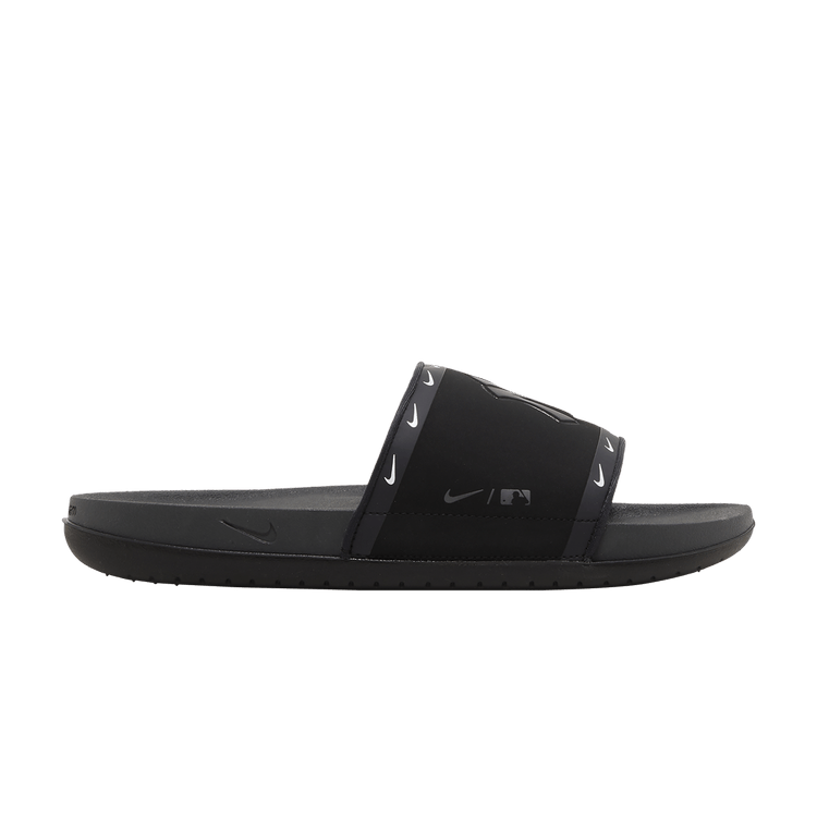 MLB x Nike Offcourt Slide 'New York Yankees 2021' — Black/Anthracite/Pitch Blue