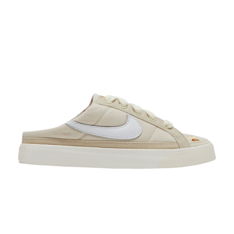 Nike Wmns Court Legacy Mule 'Cork' — Pearl White/Sail/Pink Oxford/White