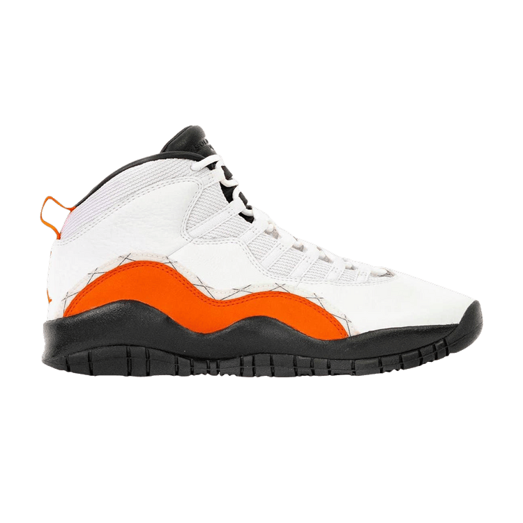 SoleFly x Air Jordan 10 Retro 'Super Bowl' Friends &amp; Family — White/University Orange/Black