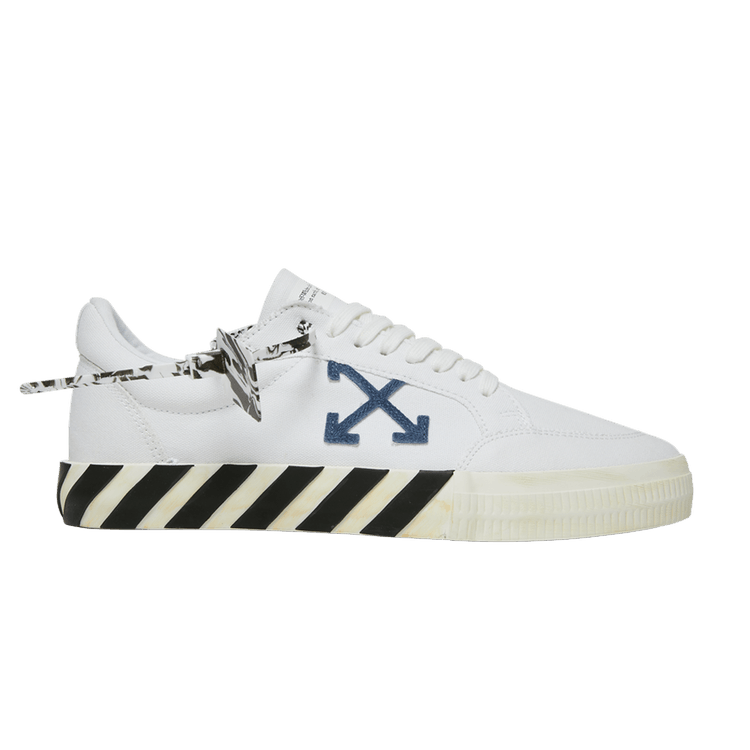 Off-White Vulc Sneaker 'White Navy Blue' 2021 — White/Navy Blue