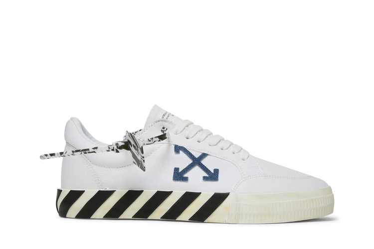 Off-White Vulc Sneaker 'White Navy Blue' 2021 — White/Navy Blue