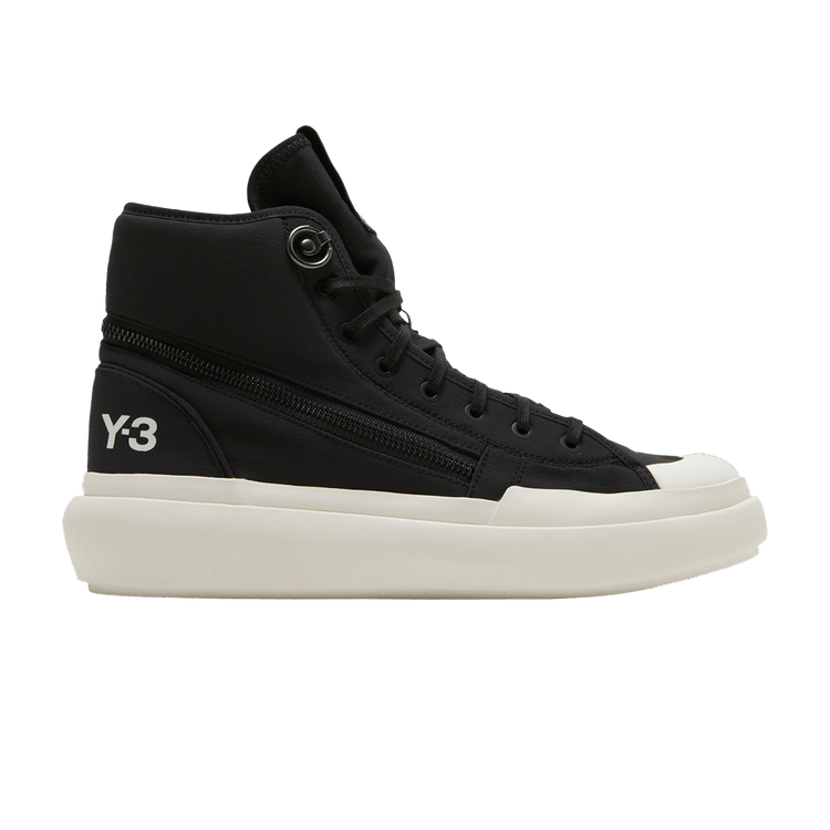 adidas Y-3 Ajatu Court High 'Black White' — Black/Black/Core White
