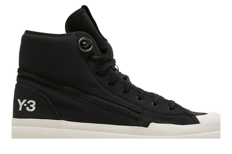 adidas Y-3 Ajatu Court High 'Black White' — Black/Black/Core White