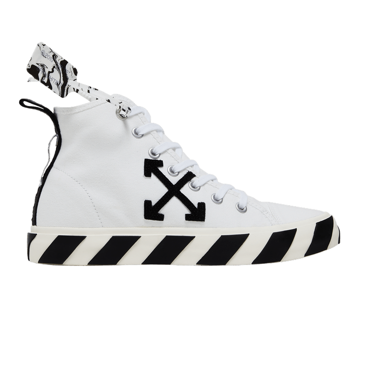 Off-White Vulc Sneaker Mid 'White Black' — White/Black