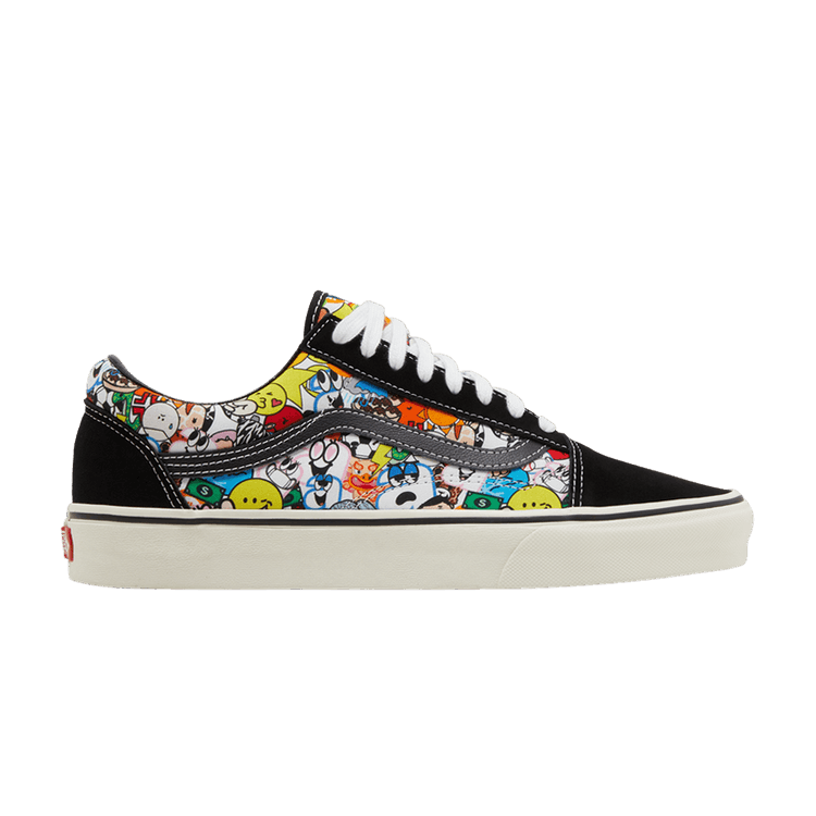 atmos x Vans Old Skool 'Emoji' — Black/Multi-Color