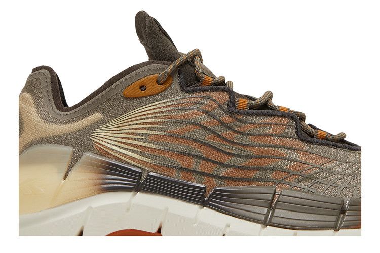 END. x Reebok Zig Kinetica 2 'Jupiter' — Stone/Rich Ochre/Chalk