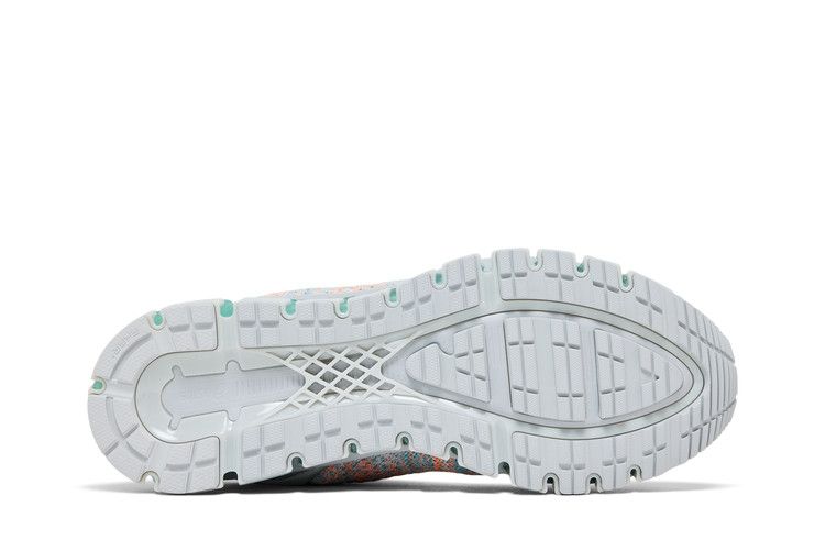 ASICS Wmns Gel Quantum 360 Knit 2 'Glacier Grey Aruba Blue' — Glacier Grey/Orange Pop/Aruba Blue