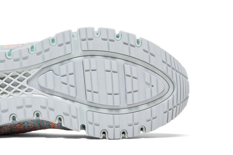ASICS Wmns Gel Quantum 360 Knit 2 'Glacier Grey Aruba Blue' — Glacier Grey/Orange Pop/Aruba Blue