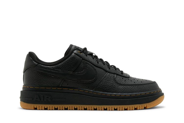 Nike Air Force 1 Luxe 'Black Gum' — Black/Black/Bucktan/Gum Yellow (2)