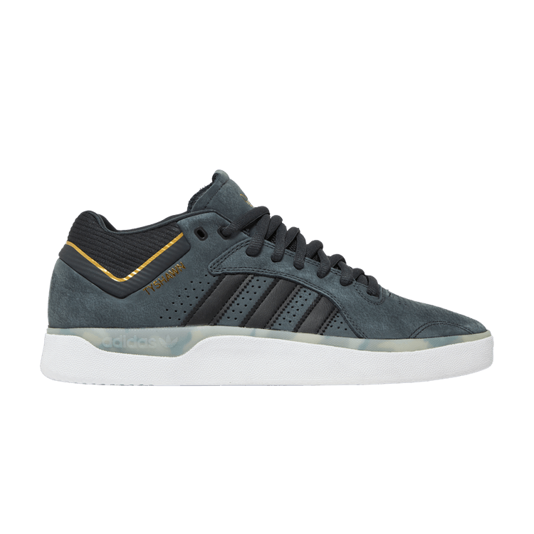 Adidas Tyshawn 'Carbon' — Carbon/Core Black/Gold Metallic
