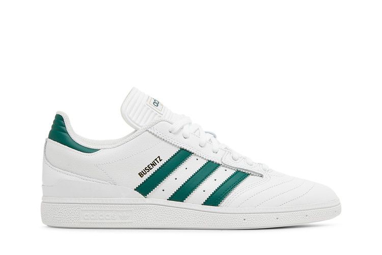 Adidas Busenitz 'White Collegiate Green' — Cloud White/Collegiate Green/Cloud White