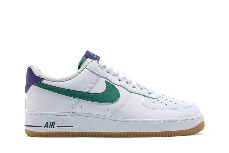 Nike Air Force 1 '07 'Joker' — White/Court Purple/Gum Light Brown/Green Noise (2)