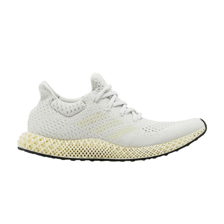 adidas Men's Futurecraft 4D 'Crystal White' — Crystal White/Chalk White/Core Black