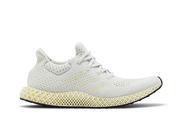 adidas Men's Futurecraft 4D 'Crystal White' — Crystal White/Chalk White/Core Black