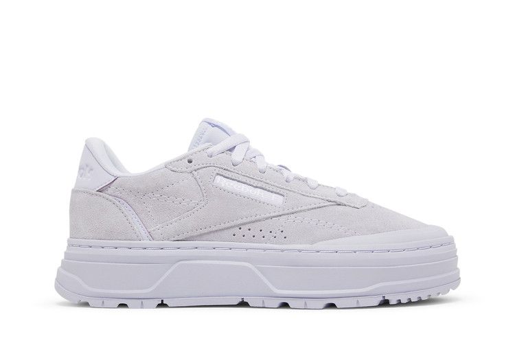 Reebok Wmns Club C Double Geo 'Lucid Lilac' — Lucid Lilac/Lucid Lilac/Lucid Lilac