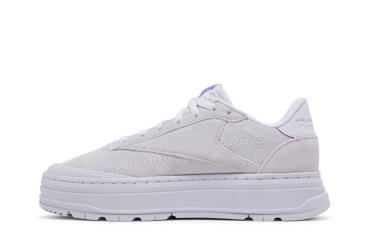 Reebok Wmns Club C Double Geo 'Lucid Lilac' — Lucid Lilac/Lucid Lilac/Lucid Lilac