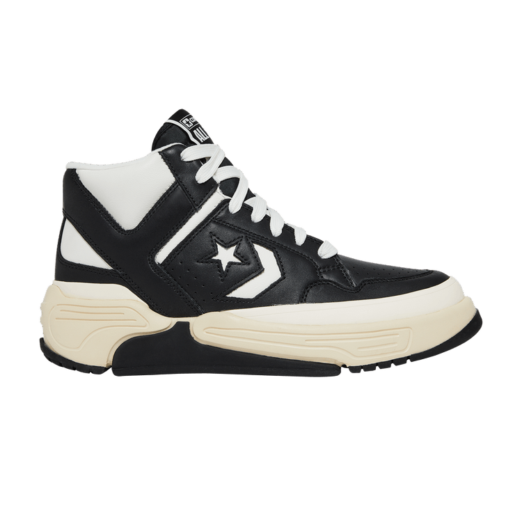 Converse Weapon CX Mid 'Black White' — Black/Vintage White/Egret