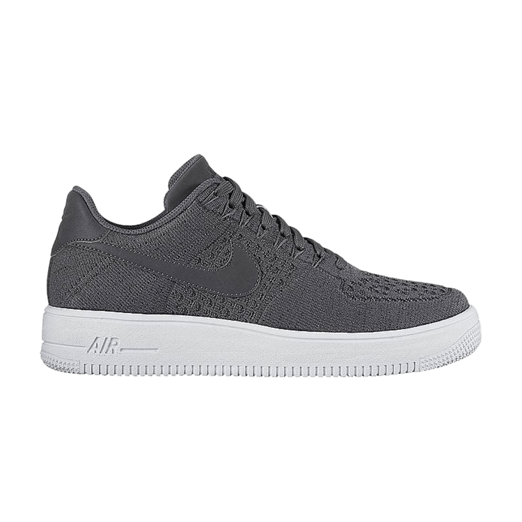 Nike Air Force 1 Ultra Flyknit Low — Dark Grey/Dark Grey-White