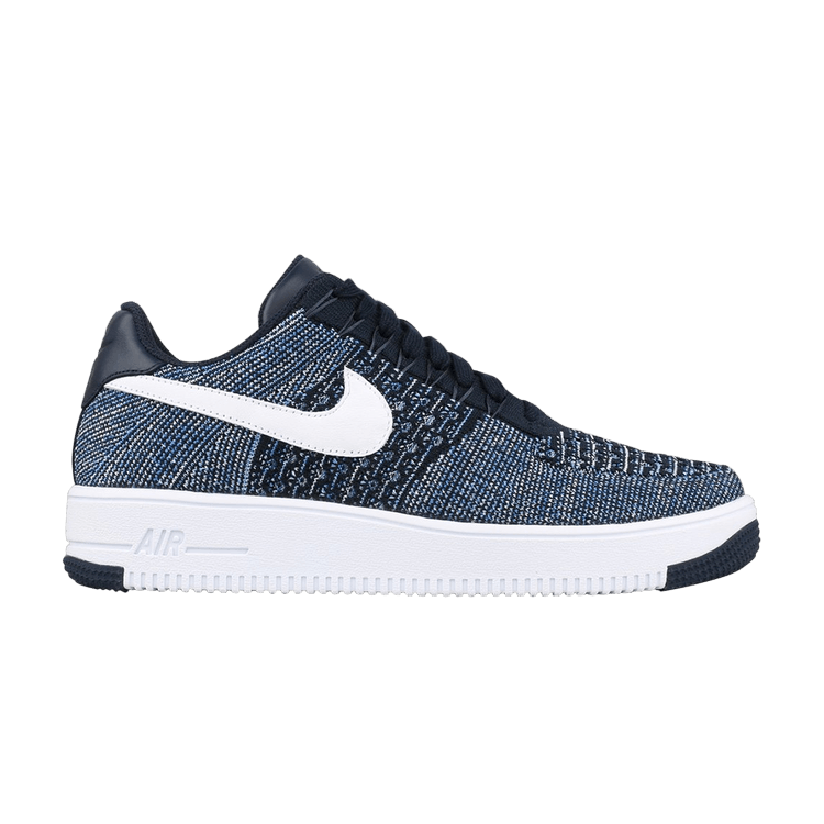 Nike Air Force 1 Ultra Flyknit Low 'Obsidian' — Obsidian/White-Star Blue-Pure Platinum