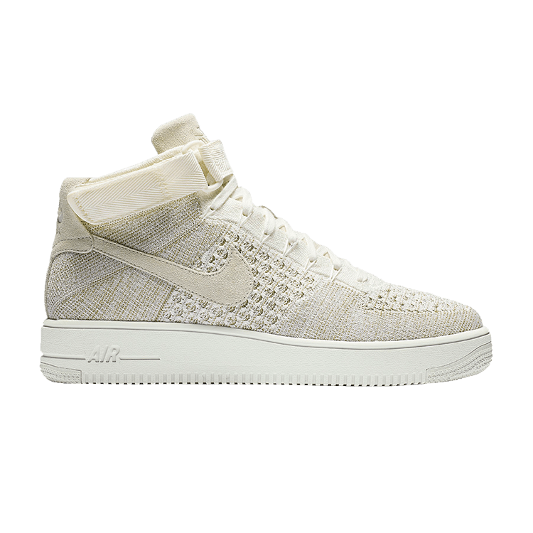 Nike Air Force 1 Mid Flyknit 'Sail' — Sail/Sail-Pale Grey
