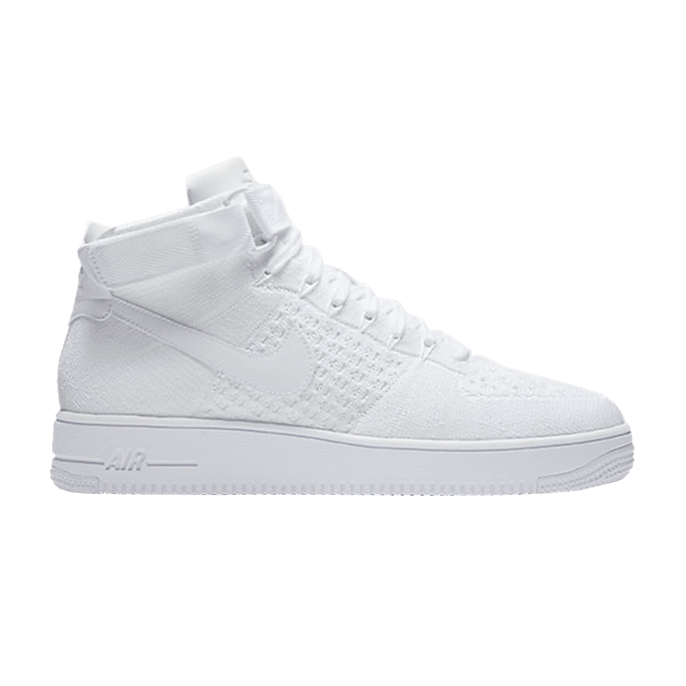 Nike Air Force 1 Ultra Flyknit Mid 'Triple White' — White/White-White