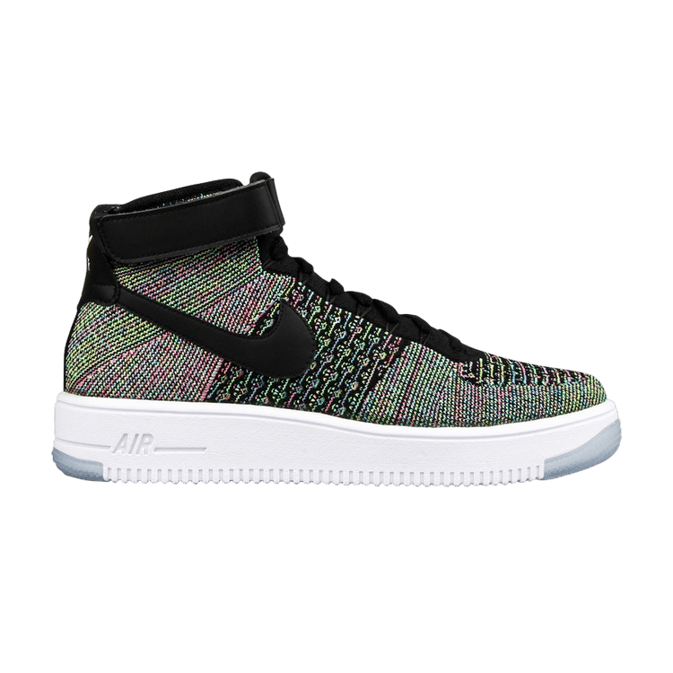 Nike Air Force 1 Ultra Flyknit Mid 'Multi-Color 2.0' — Pink Blast/Black-White