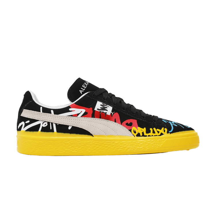 G-Tag x Puma Suede 'Alexander John Design - Black' — Black/White