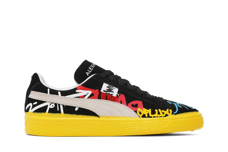G-Tag x Puma Suede 'Alexander John Design - Black' — Black/White