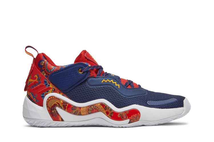 Bel-Air Athletics x adidas D.O.N. Issue #3 'The Blazer' — Dark Blue/Red/Team Collegiate Gold