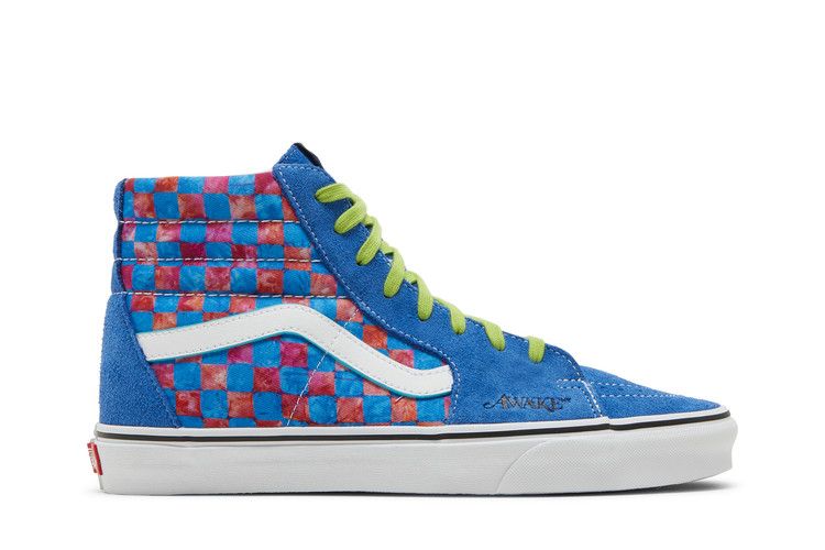 Vans Awake NY x Sk8-Hi 'Pink Checkerboard' — Black/Pink