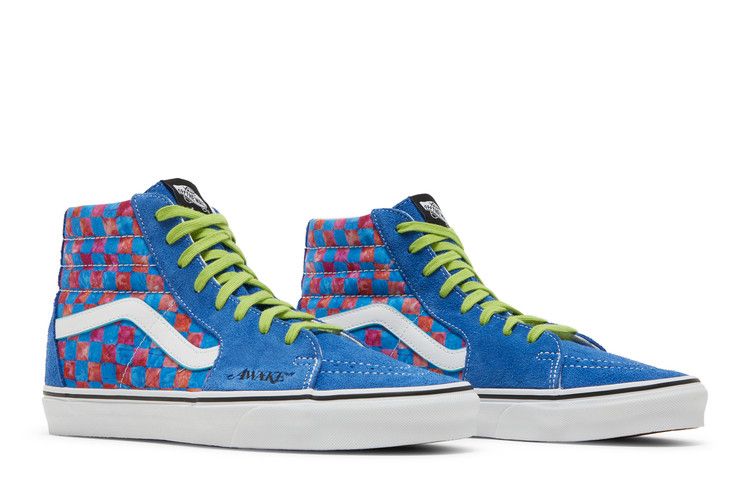Vans Awake NY x Sk8-Hi 'Pink Checkerboard' — Black/Pink