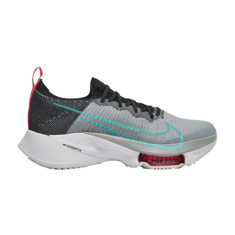 Nike Air Zoom Tempo NEXT% Flyknit 'South Beach' — Black/Wolf Grey/Hyper Pink/Dynamic Turquoise
