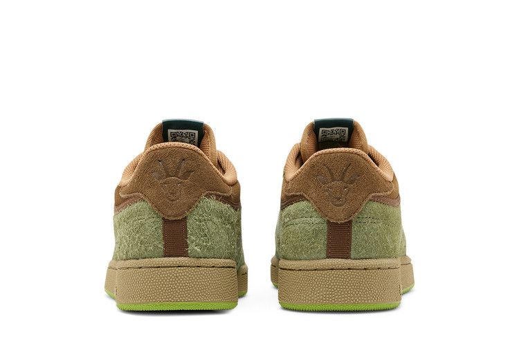National Geographic x Reebok Club C 'The Lost Forest' — Washed Green/Acid Gold/Soft Camel
