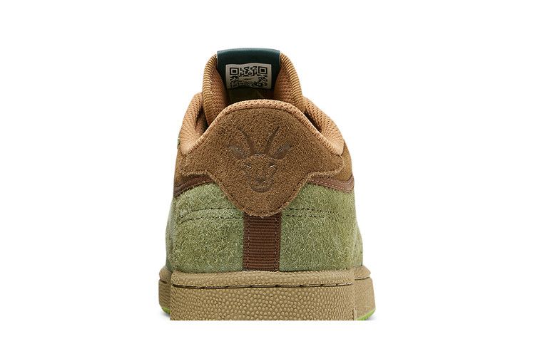 National Geographic x Reebok Club C 'The Lost Forest' — Washed Green/Acid Gold/Soft Camel