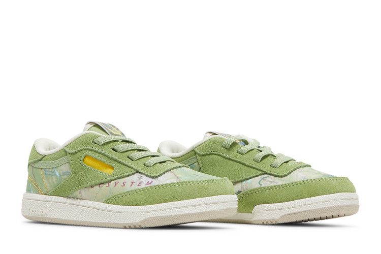 National Geographic x Reebok Club C Toddler 'The Great Outdoors' — Guard Green/Sandtrap/Light Sand