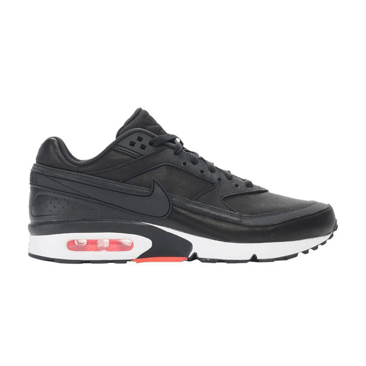 Nike Air Max BW Premium 'Black Bright Crimson' — Black/Black/Bright Crimson/Wolf Grey