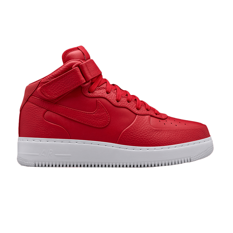NikeLab Air Force 1 Mid 'Gym Red' — Gym Red/White/Gym Red