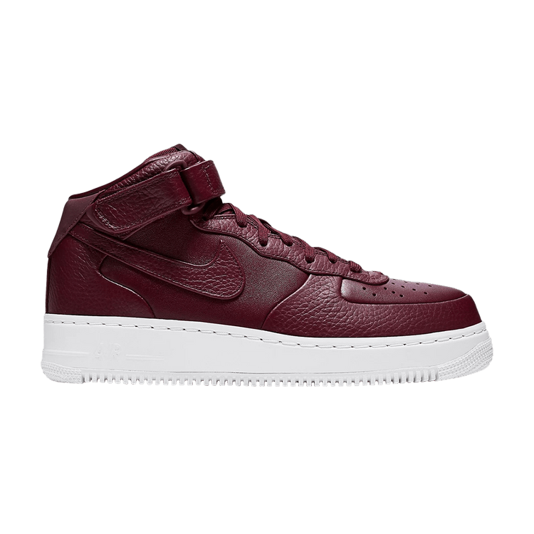 Nike Air Force 1 Mid 'Night Maroon' — Night Maroon/Night Maroon-White