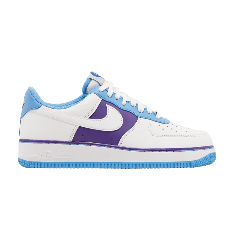 NBA x Nike Air Force 1 '07 LV8 '75th Anniversary - Lakers' — White/Coast/Field Purple/White