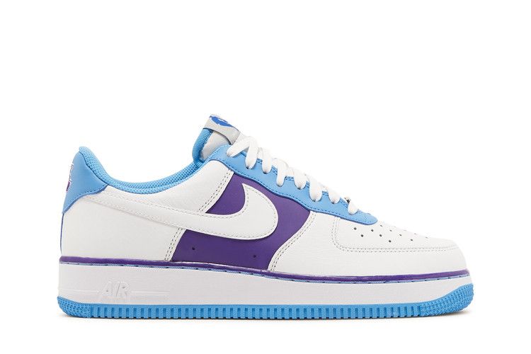 NBA x Nike Air Force 1 '07 LV8 '75th Anniversary - Lakers' — White/Coast/Field Purple/White (2)