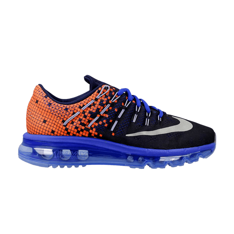 Nike Air Max 2016 Print GS 'Obsidian Crimson' — Obsidian/Reflect Silver/Light Crimson/Racer Blue